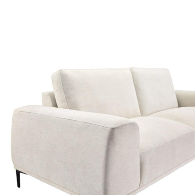 Beige Linen Sofa 2 Seats #030016