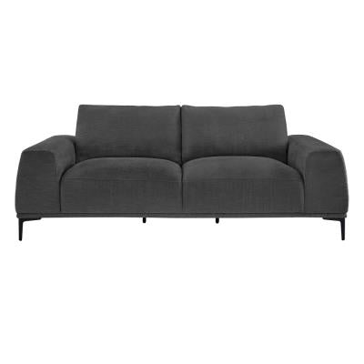 Black Fabric Sofa 2 Seats #030017