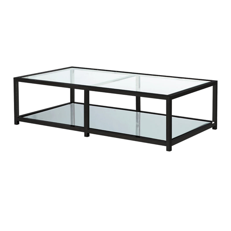 Caspian Black Coffee Table: Rectangular