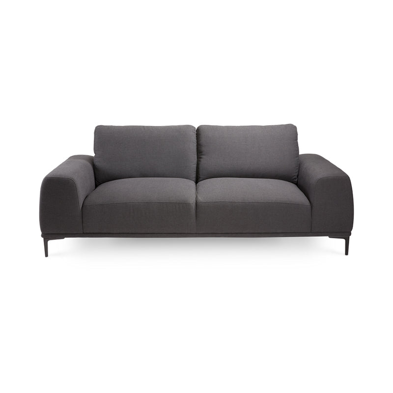 Dark Grey Linen Sofa 