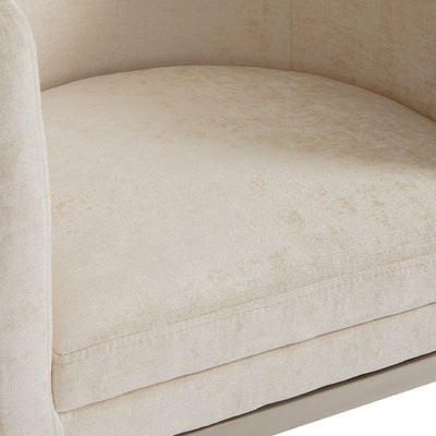 Ivory Crossback Accent Chair #010020