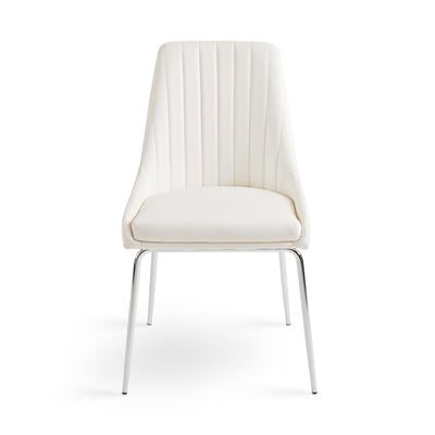 White Moira Dining Chair #130017