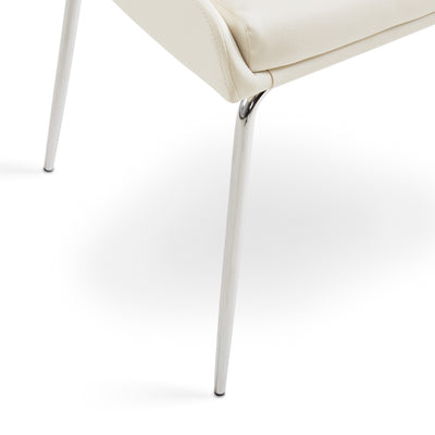 White Moira Dining Chair #130017