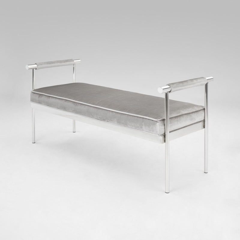 Helen Bench: Grey Velvet