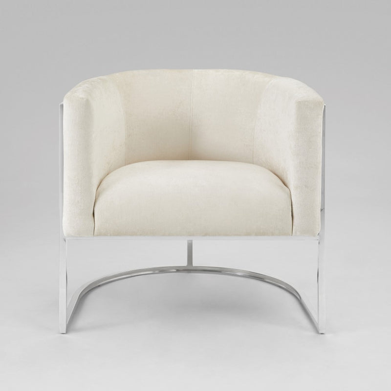 Honeycomb Chair: Ivory Linen