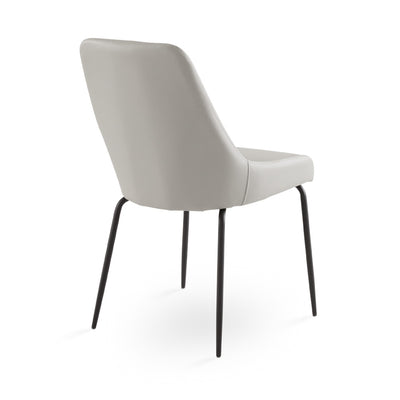 Light Grey Moira Black Dining Chair #130021