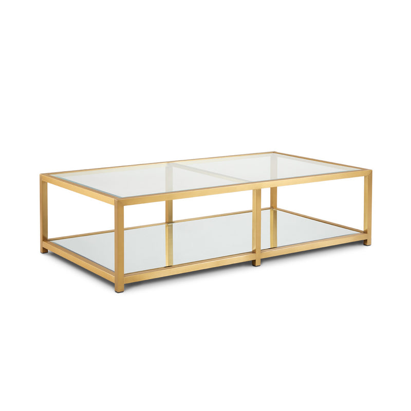 Caspian Gold Coffee Table: Rectangular