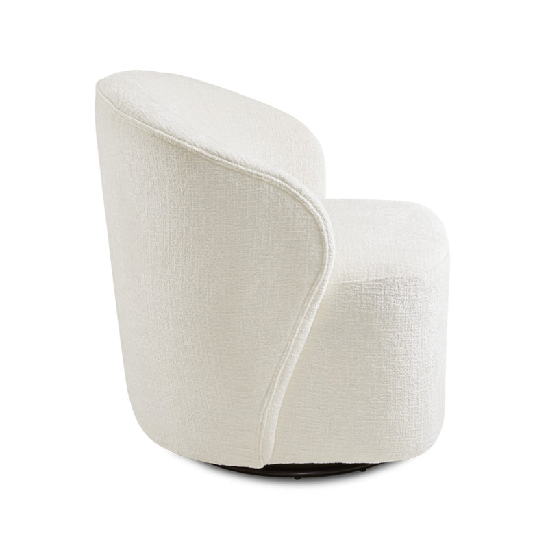 Beige Swivel Accent Chair 