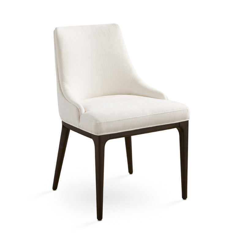 Everett Dining Chair: Ivory Linen