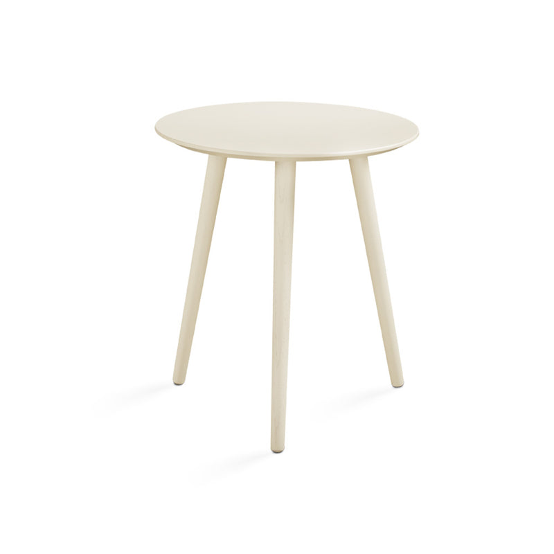 Viola End Table: Ivory