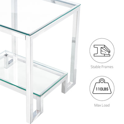 Glass End Table