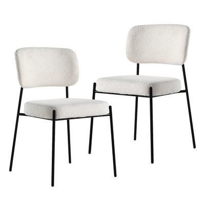 White Dining Chair*2 #130001