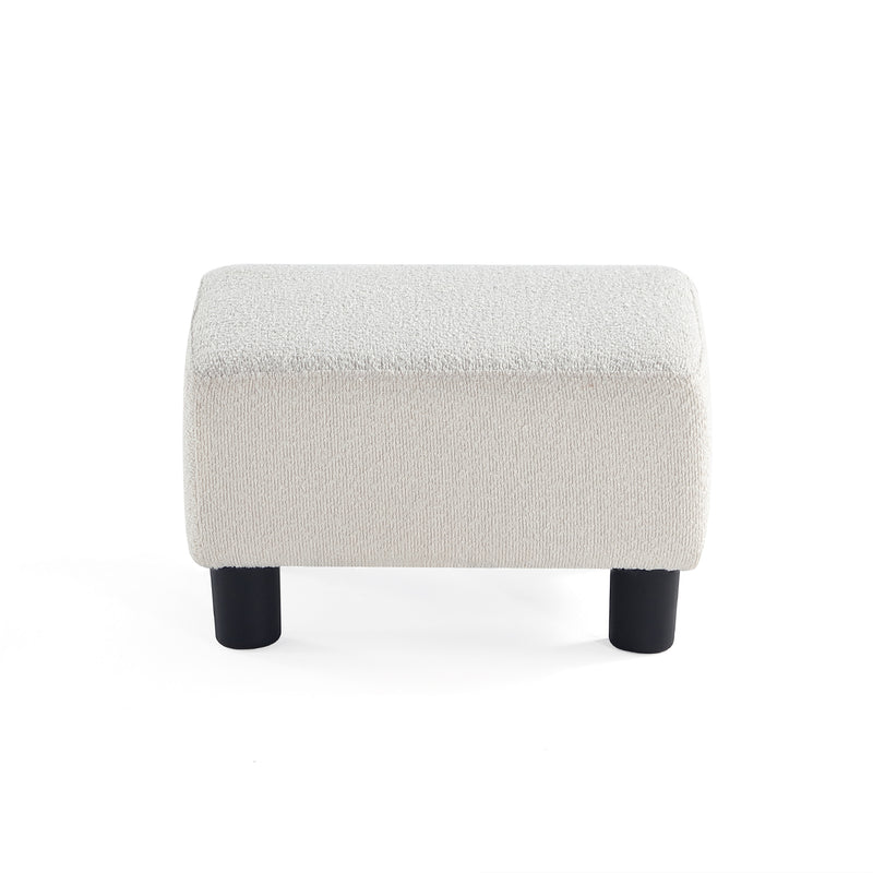 White Foot Resting Stool 