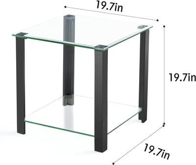 Glass End Table