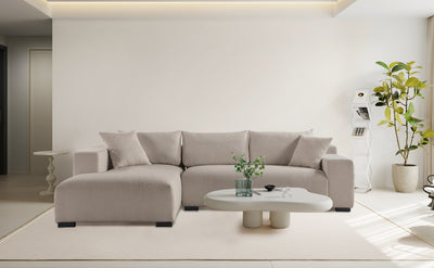 Khaki Sectional Sofa #030006