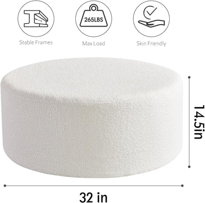 White Round Coffee Table #120002