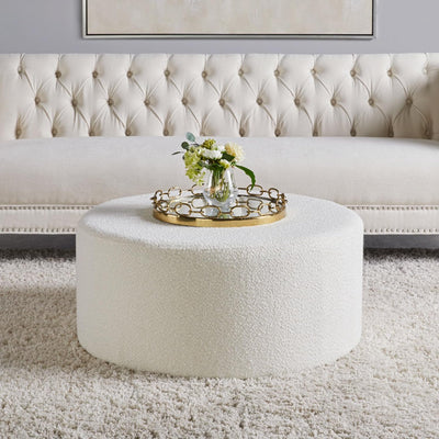 White Round Coffee Table #120002