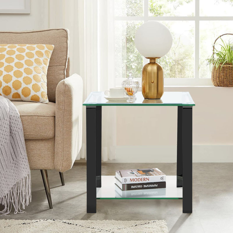 Glass End Table