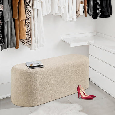 Taupe Boucle Bench #900016