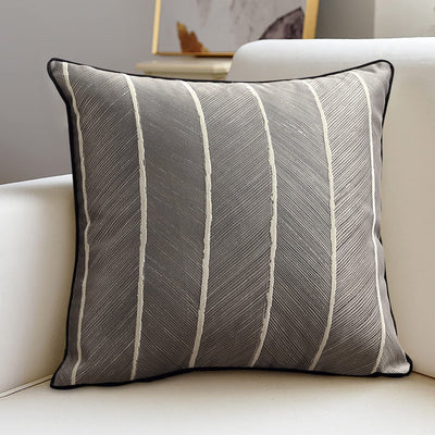 Stylish Grey Throw Pillow Covers