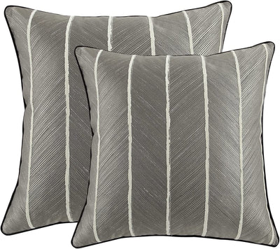 Stylish Grey Throw Pillow Covers