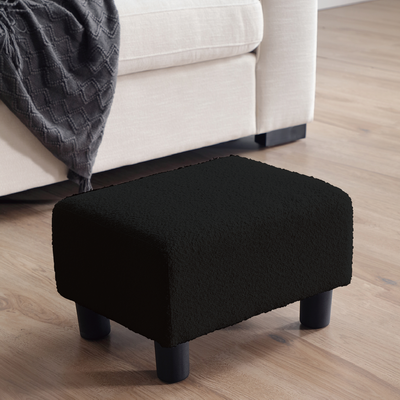 Black Foot Rest Stool #100066