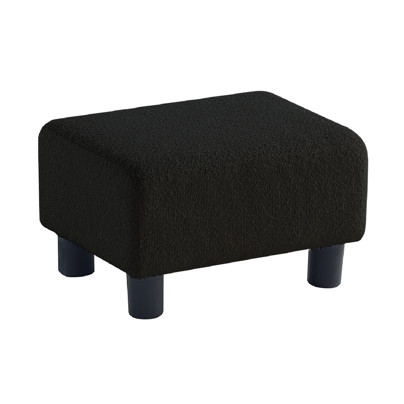 Black Foot Rest Stool 