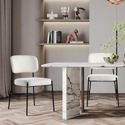 White Dining Chair*2 #130001