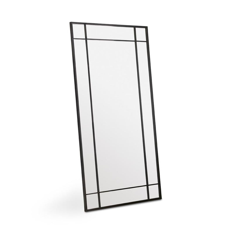 Gilmore Floor Mirror: Black Frame