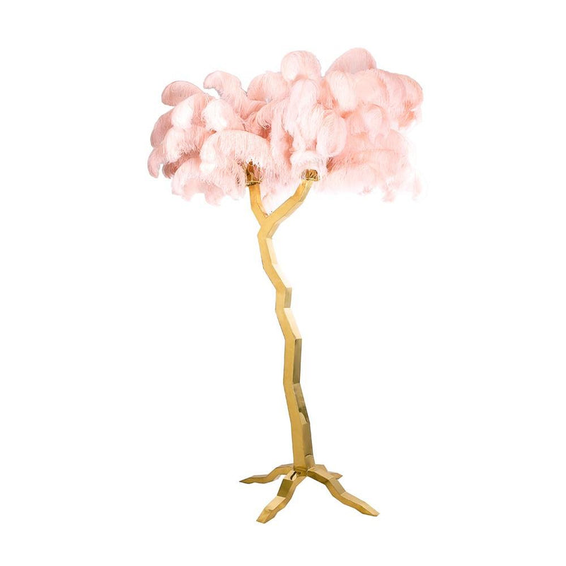 OSTRICH Tree, gold frame