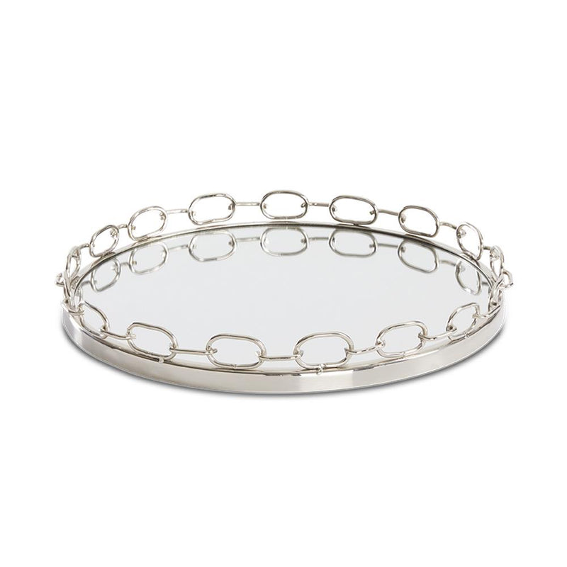 Chain Link Tray: Silver BIG SIZE