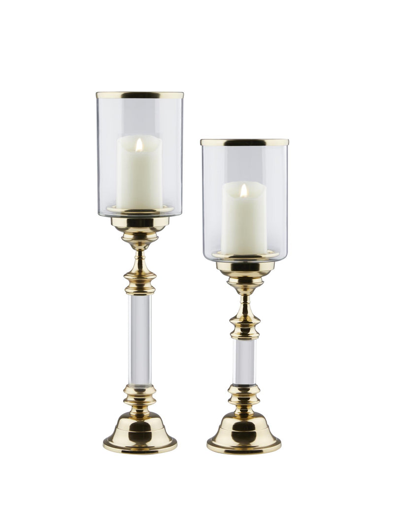 Saben Candle Holders - Gold