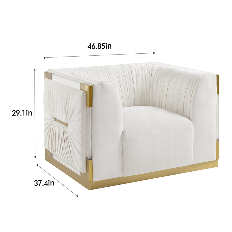 Vanilla Creme Accent Chair 