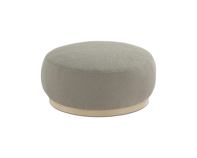 Khaki Oval Coffee Table 