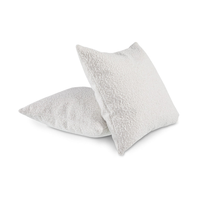 Ivory Boucle Pillow Cover | Set Of 2