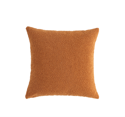 Orange Boucle Pillow Cover | Set of 2 #846005