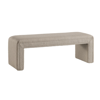 Khaki Boucle Ottoman Benches #900003