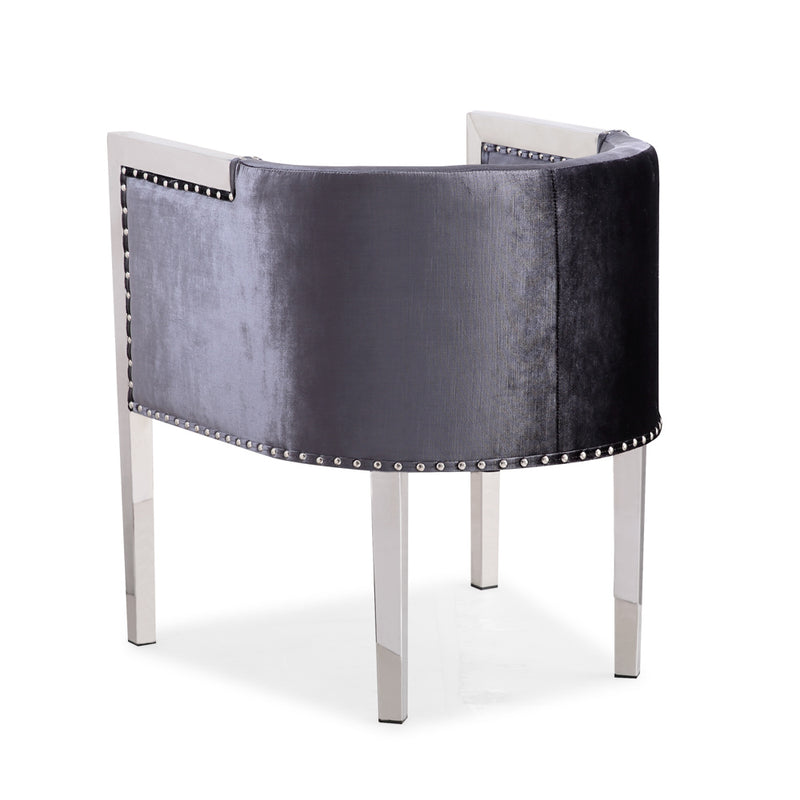 Accent Chair-Dark Grey