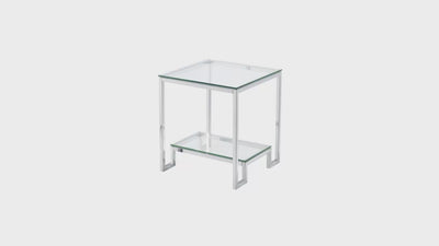 Glass Tier 2 End Table #400002